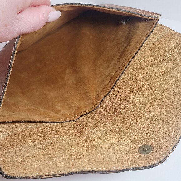 Patricia Nash Genuine Leather Messenger Bag - Picture 5 of 9